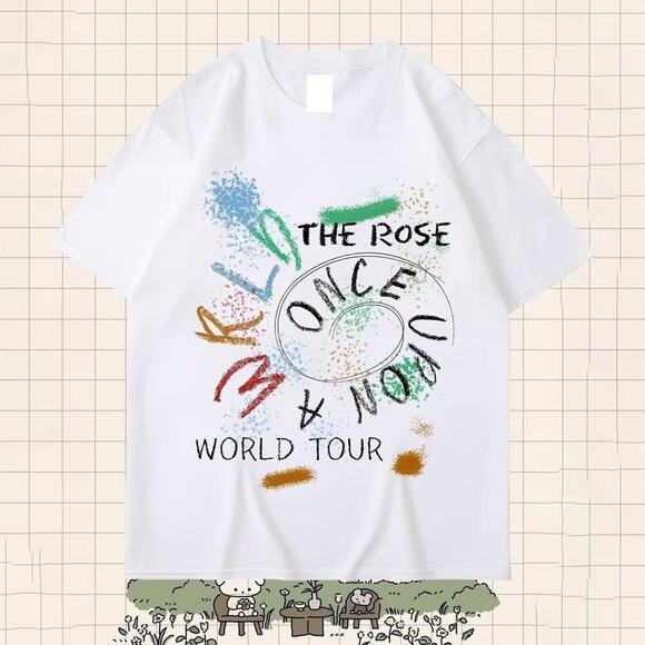 Other - The Rose Once Upon A Wrld Tour Kpop Band Fan T-Shirt